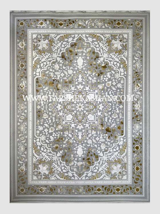 فرش طرح هریس طلایی